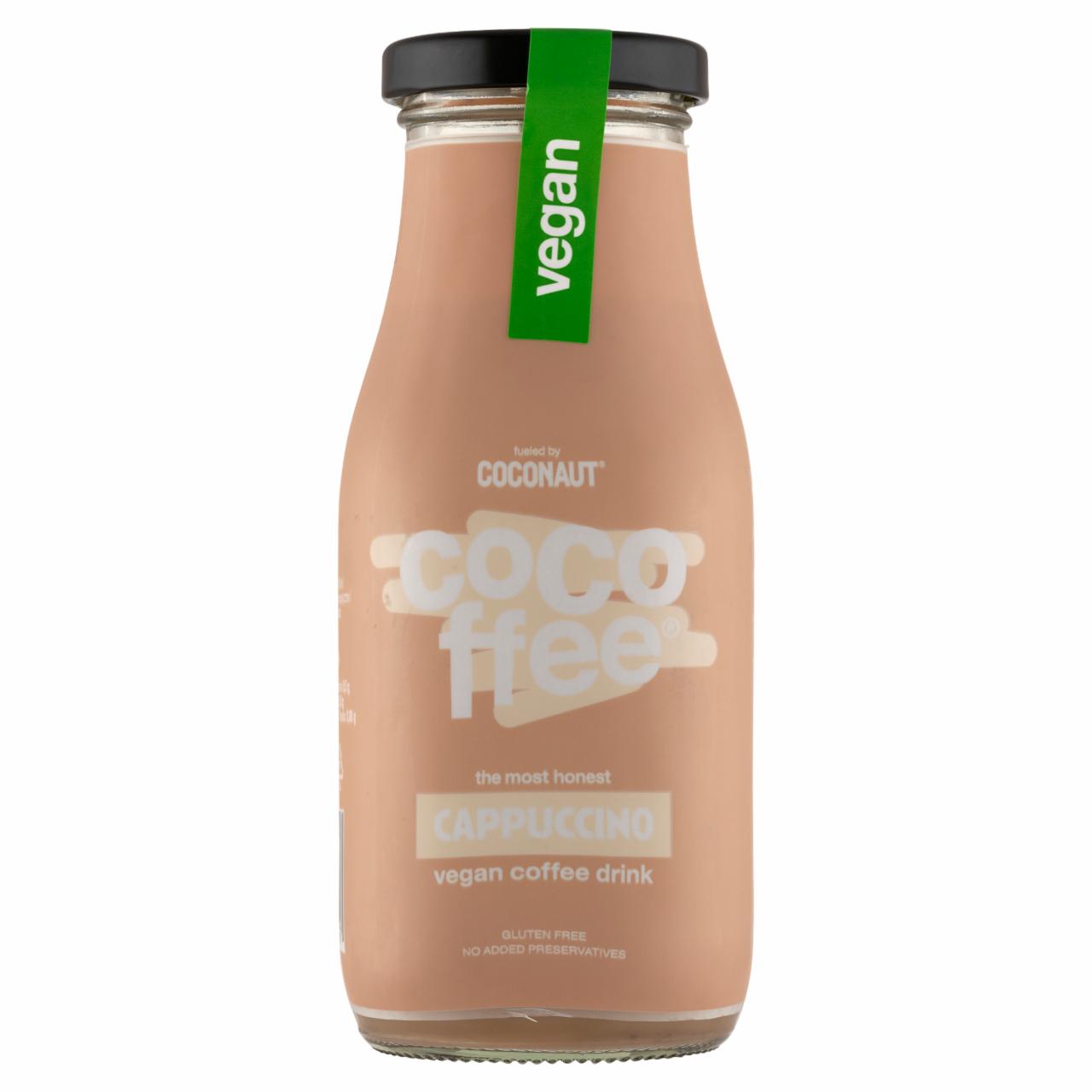 Képek - Cocoffee kókuszvíz alapú vegán kávéital cappuccino ízesítéssel 280 ml