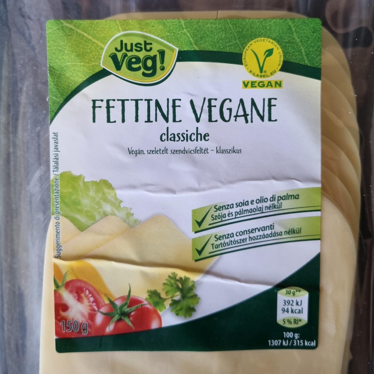 Képek - Fettine Vegane classische Vegán szeletelt szendvicsfeltét klasszikus Just Veg!