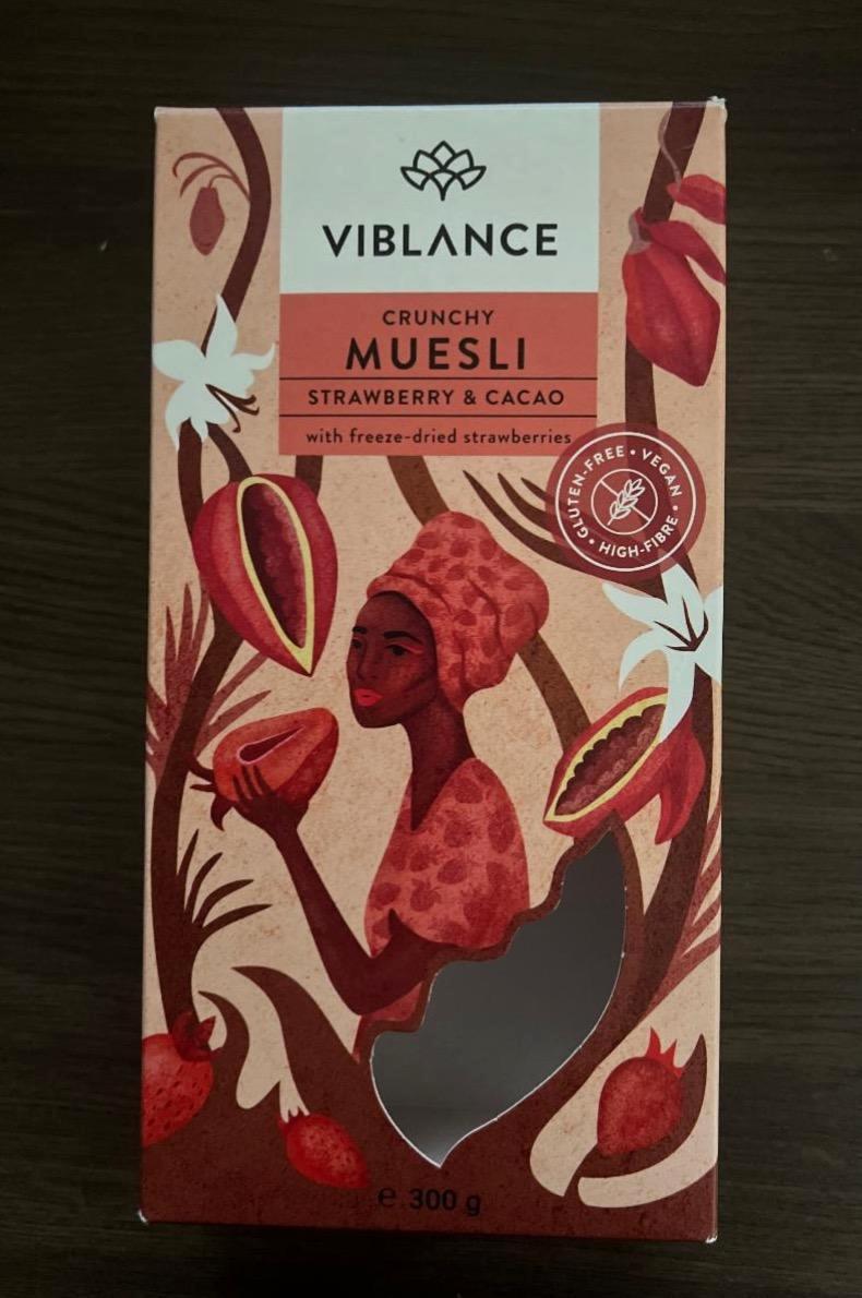 Képek - Crunchy muesli Strawberry & cacao Viblance