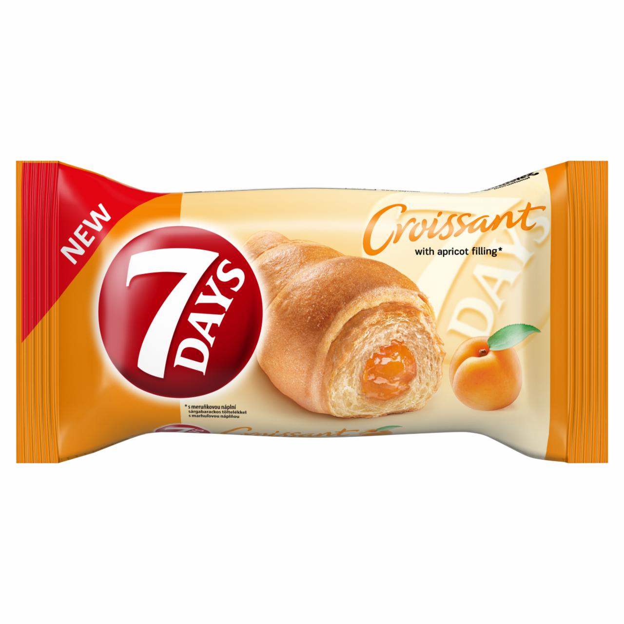 Képek - 7DAYS croissant sárgabarackos töltelékkel 60 g