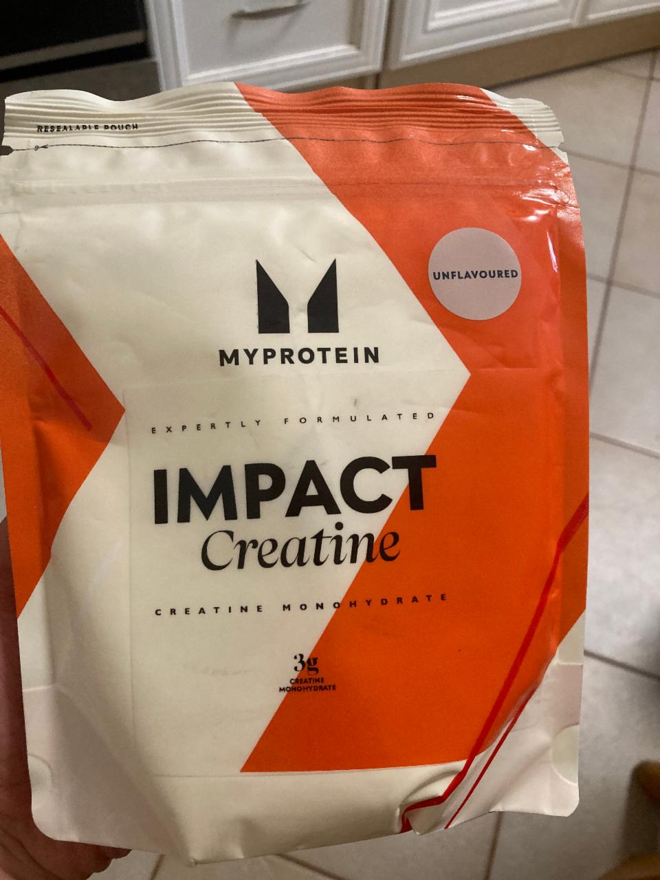 Képek - Impact creatine monohydrate unflavoured Myprotein