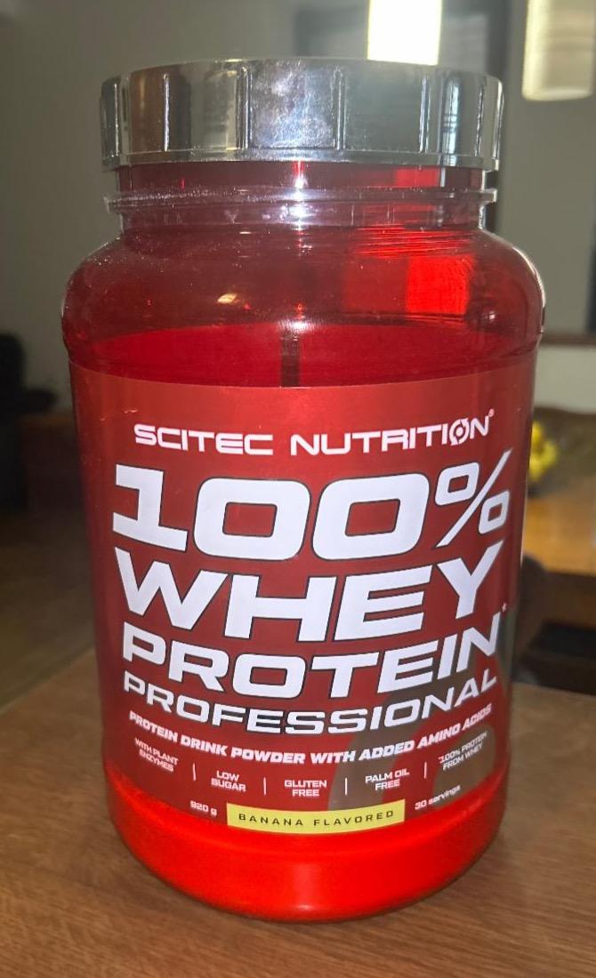 Képek - 100% whey protein professional Banana flavoured Scitec Nutrition