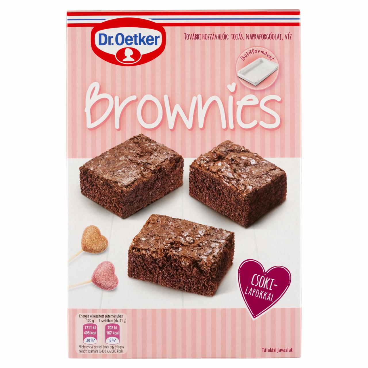 Képek - Dr. Oetker brownies süteménypor 436 g