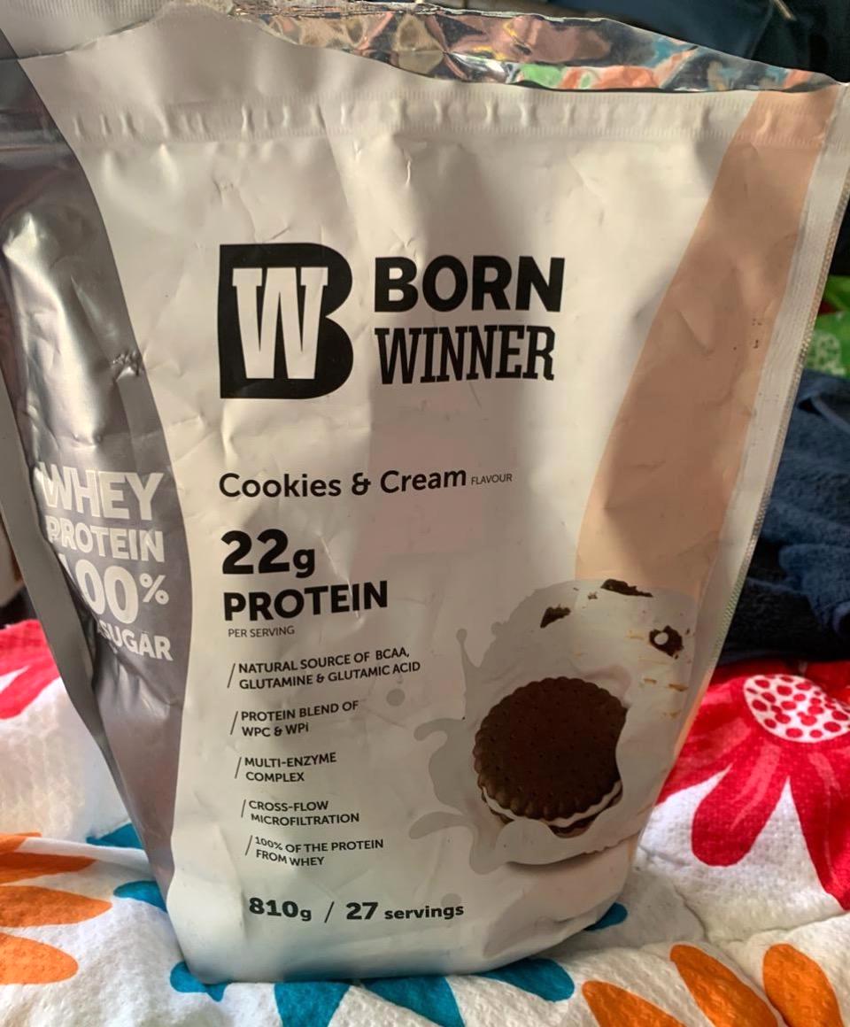 Képek - Whey protein 100% Cookies & cream Born winner