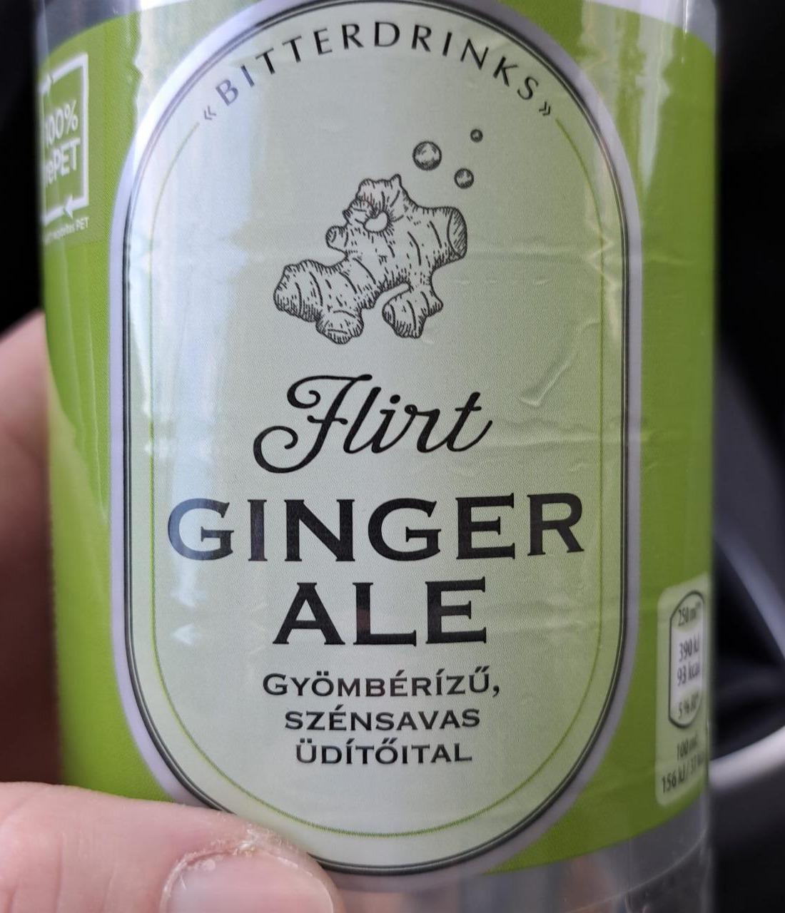 Képek - Ginger ale gyömbérízű szénsavas üdítőital Flirt