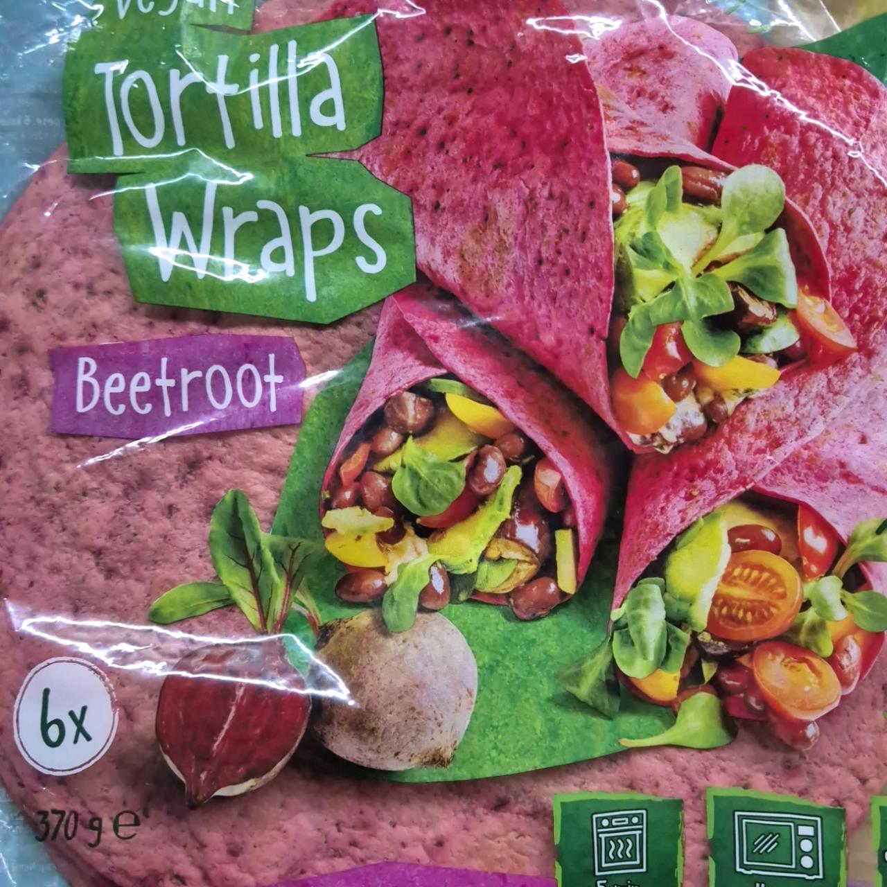 Képek - Vegan tortilla wraps beetroot Vemondo