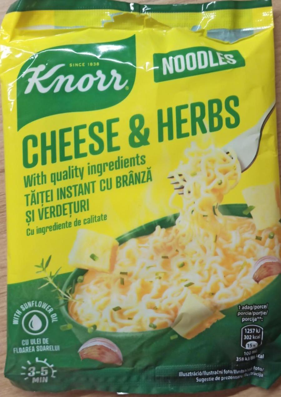 Képek - Noodles cheese & herbs Knorr