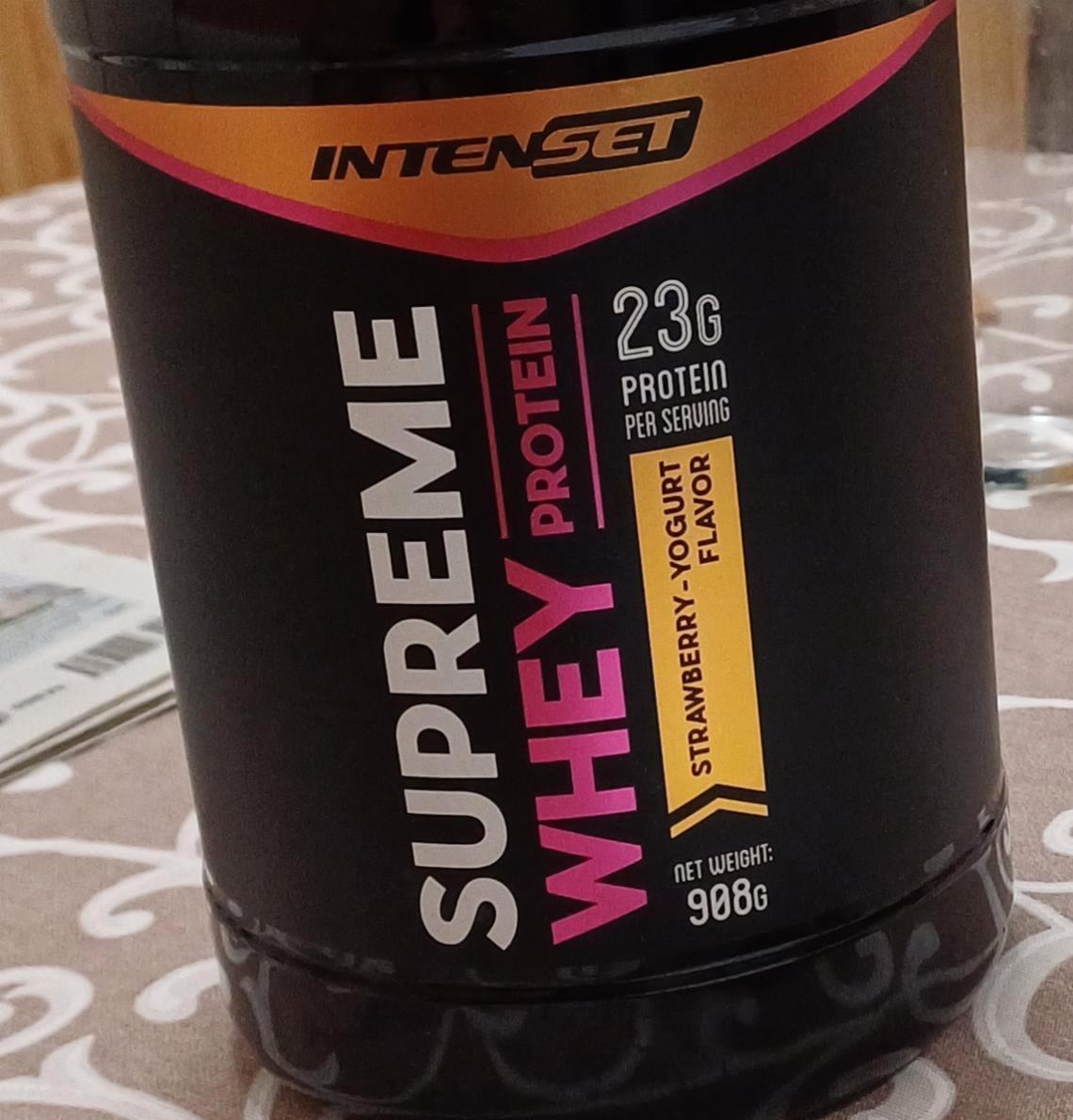 Képek - Supreme whey protein Strawberry-yogurt IntenSet