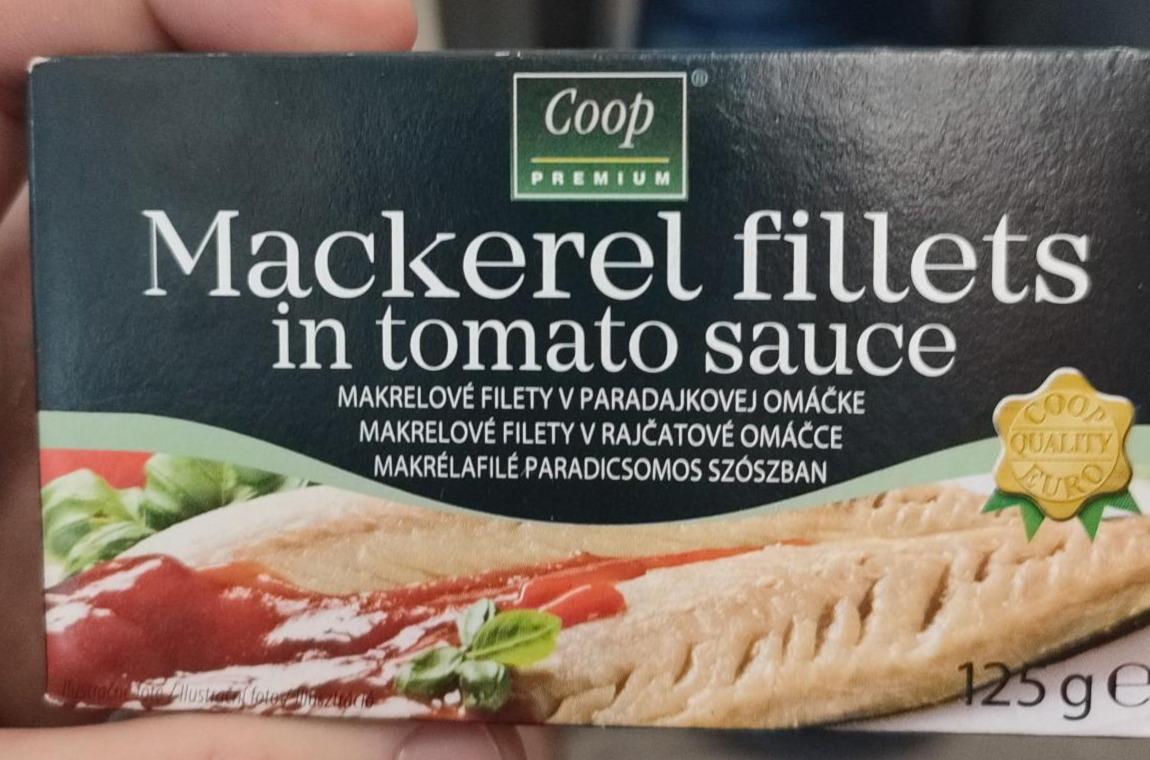 Képek - Mackerel fillets in tomato sauce Coop Premium