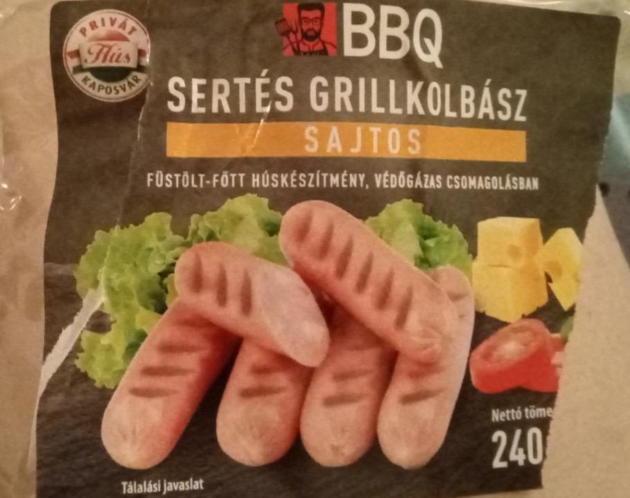 Képek - BBQ sertés grillkolbász sajtos