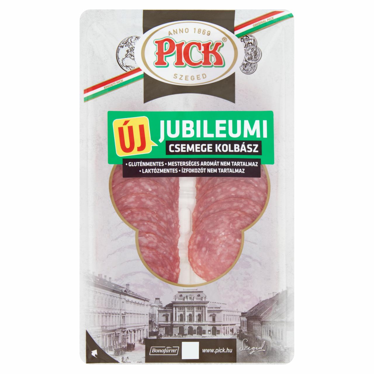 Képek - PICK Jubileumi szeletelt csemege kolbász 70 g