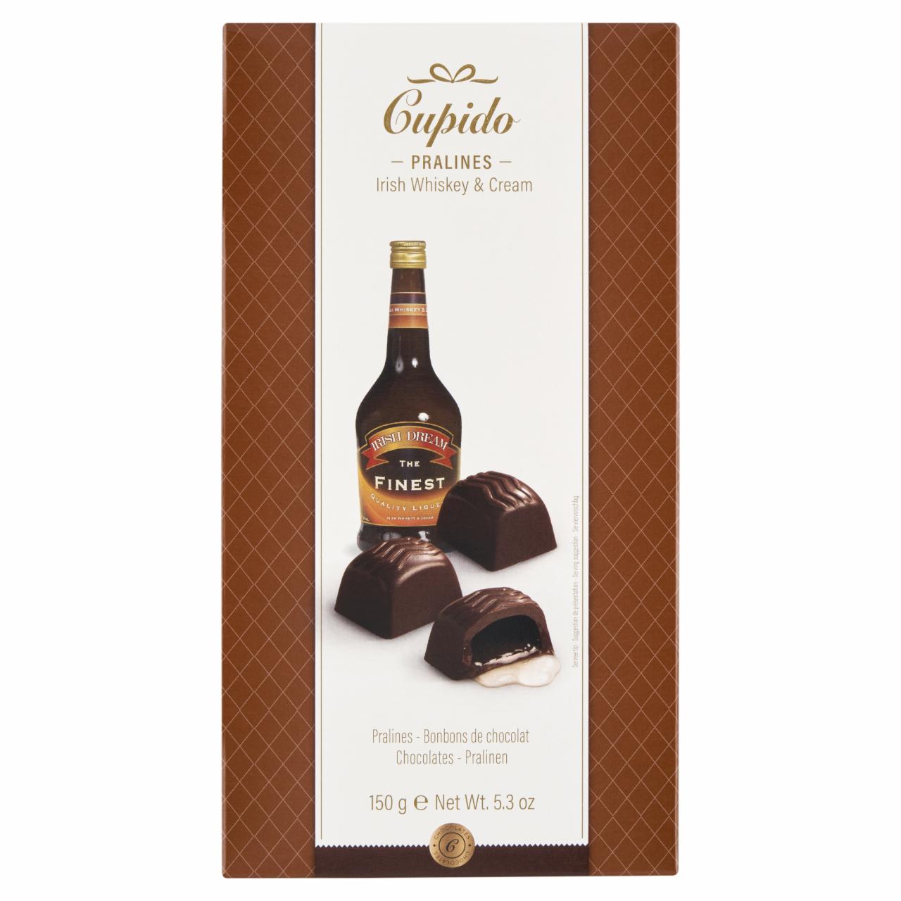 Képek - Cupido whisky-vel és krémlikőrrel töltött praliné 150 g