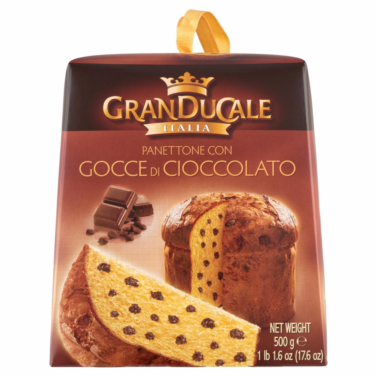 Képek - Granducale Panettone csokoládé darabkákkal 500 g