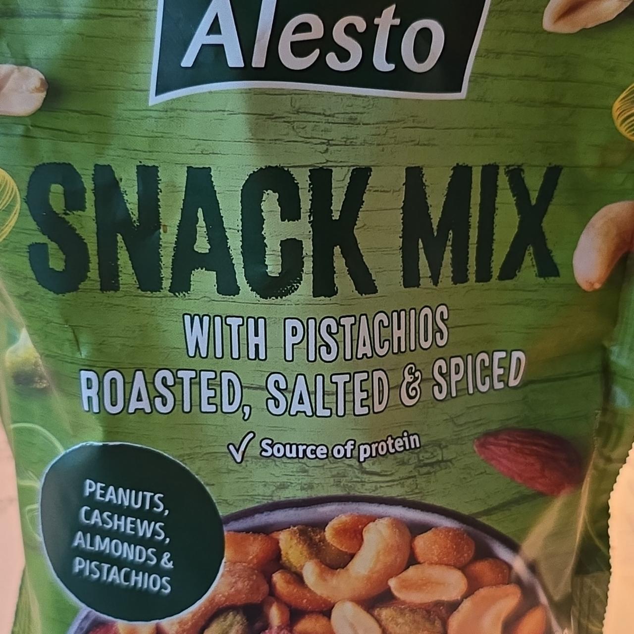 Képek - Snack mix with pistachios roasted, salted & spiced Alesto