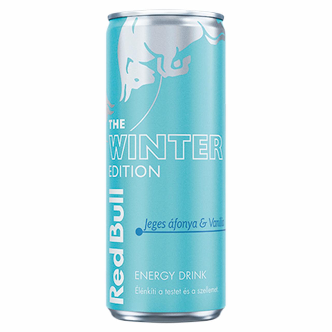 Képek - Red Bull The Winter Edition jeges áfonya és vanília ízű energiaital 250 ml