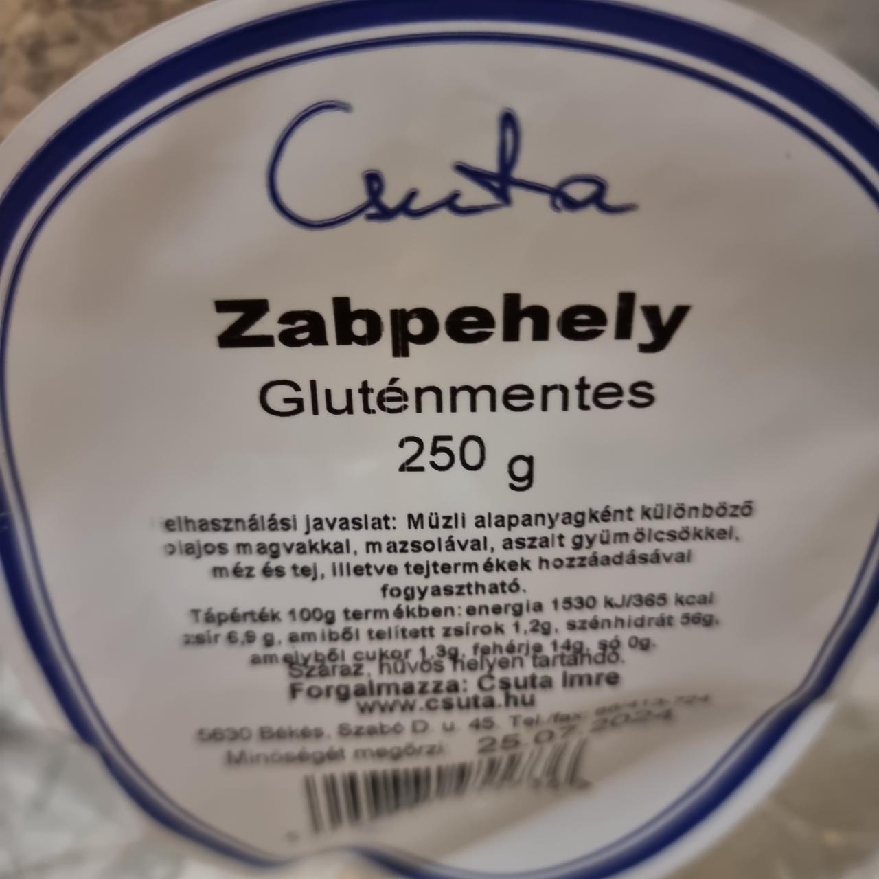 Képek - Zabpehely gluténmentes Csuta