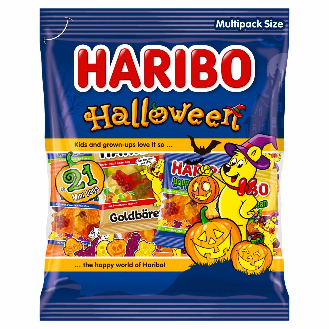 Képek - Haribo Halloween gyümölcsízű gumicukorka 250 g