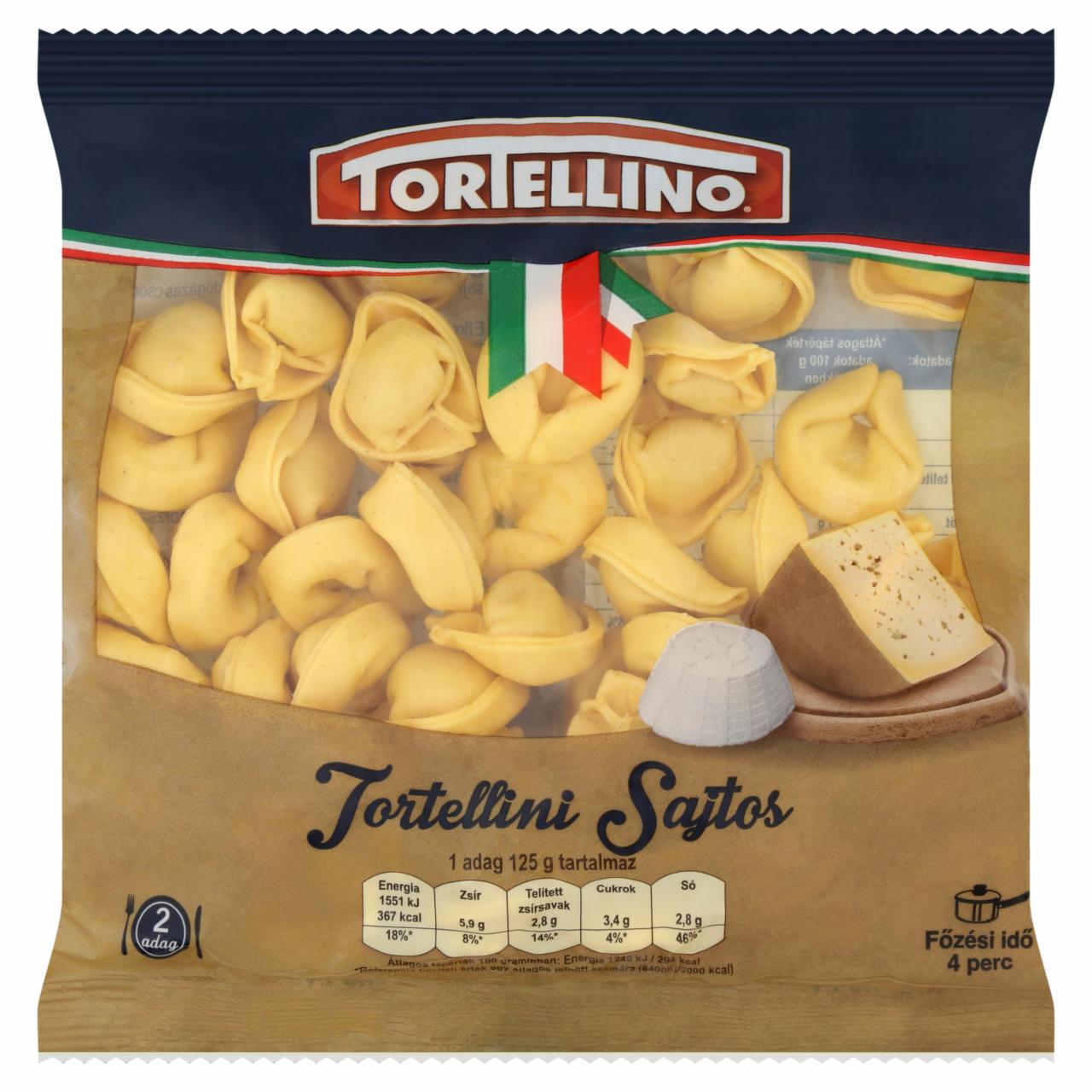 Képek - Tortellino Tortellini sajtos friss tészta 250 g