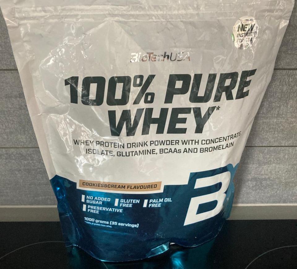 Képek - 100% pure whey protein Cookies & Cream BioTechUSA