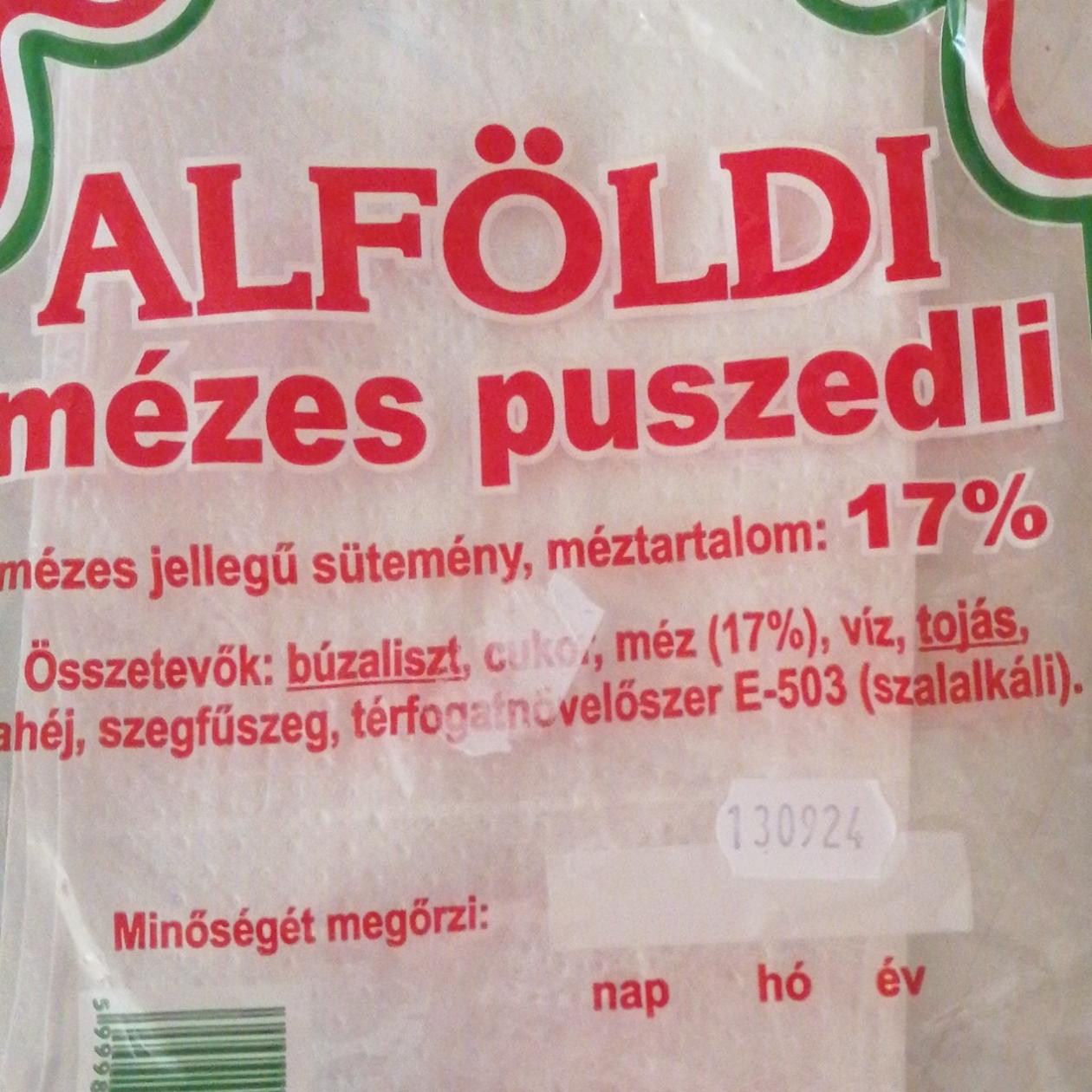 Képek - ALFÖLDI MÉZES PUSZEDLI Molnár László