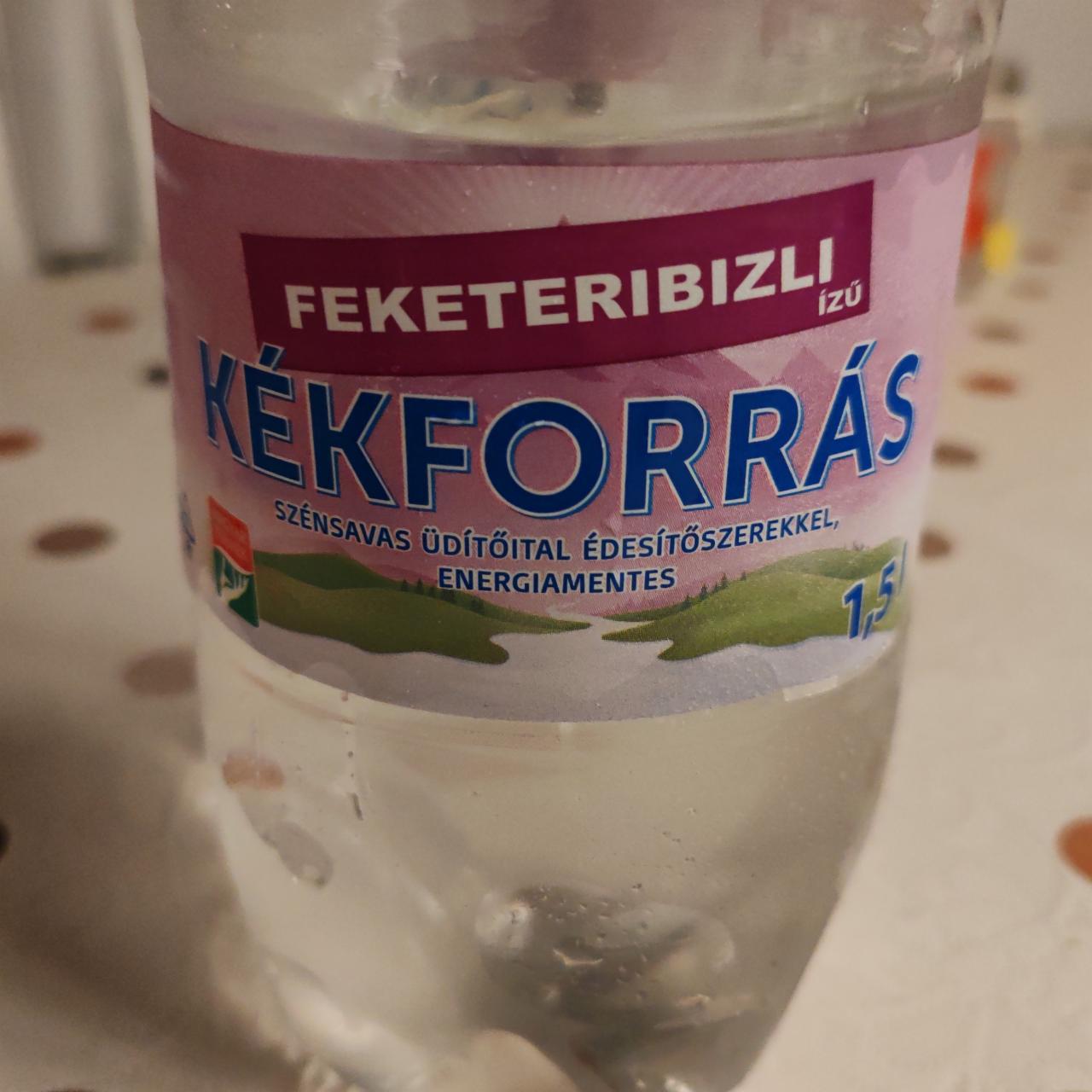 Képek - Kékforrás fekeribizli izű szénsavas üdítőital