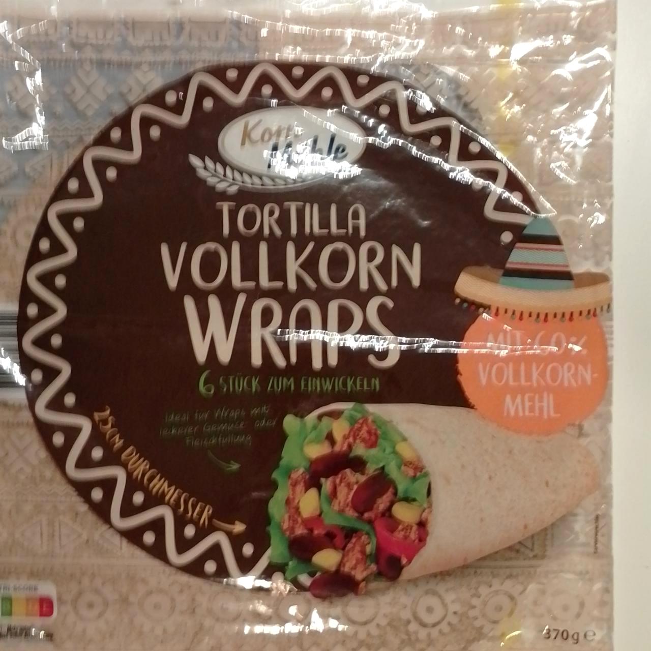 Képek - Tortilla Vollkorn Wraps Korn Mühle