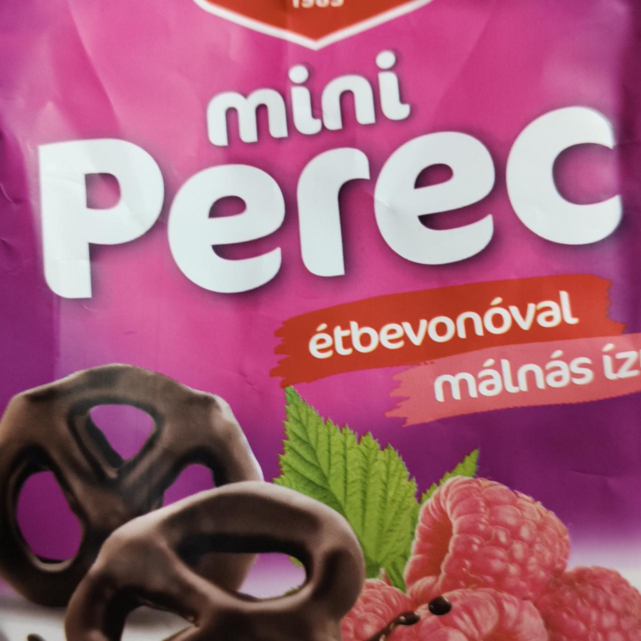 Képek - Mini perec étbevonóval málnás ízű Detki