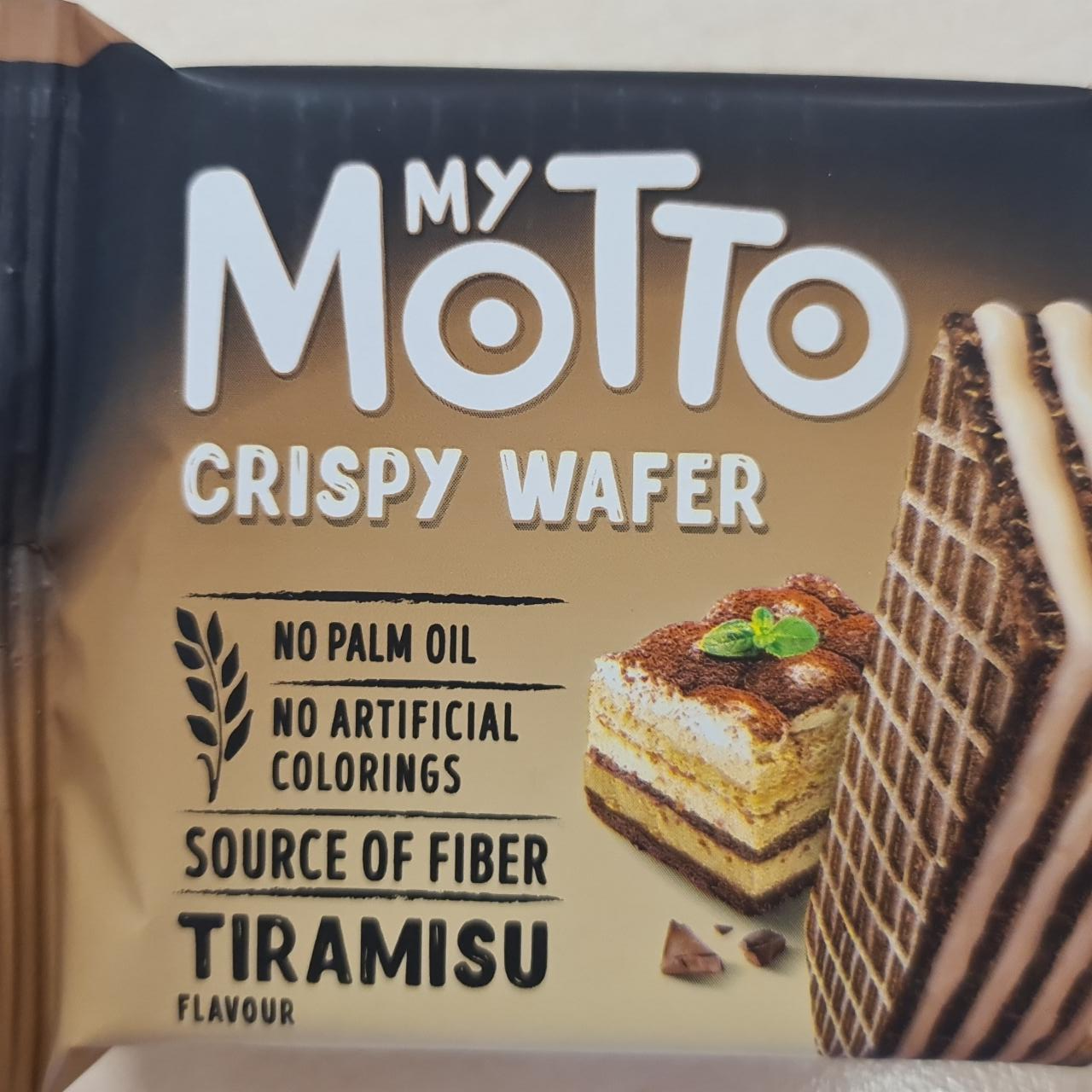 Képek - Crispy wafer Tiramisu flavour My Motto