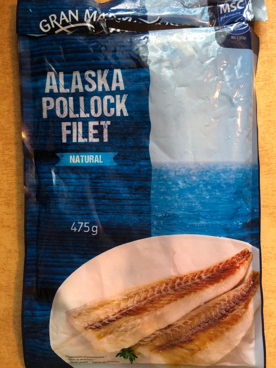 Képek - Alaska pollock filet natural Gran mare