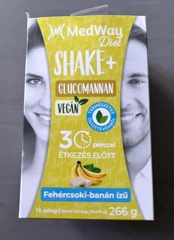 Képek - Shake+ glucomannan vegán Fehércsoki-banán ízű Medway