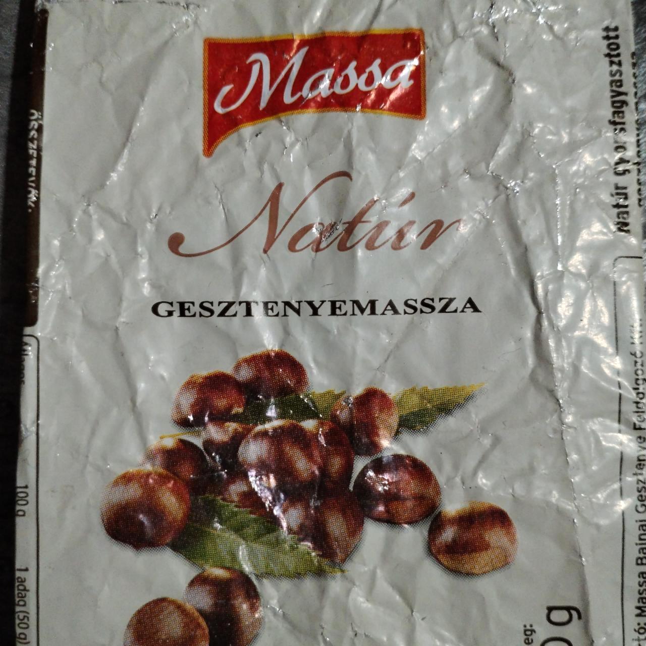 Képek - Gesztenyemassza Natúr Massa