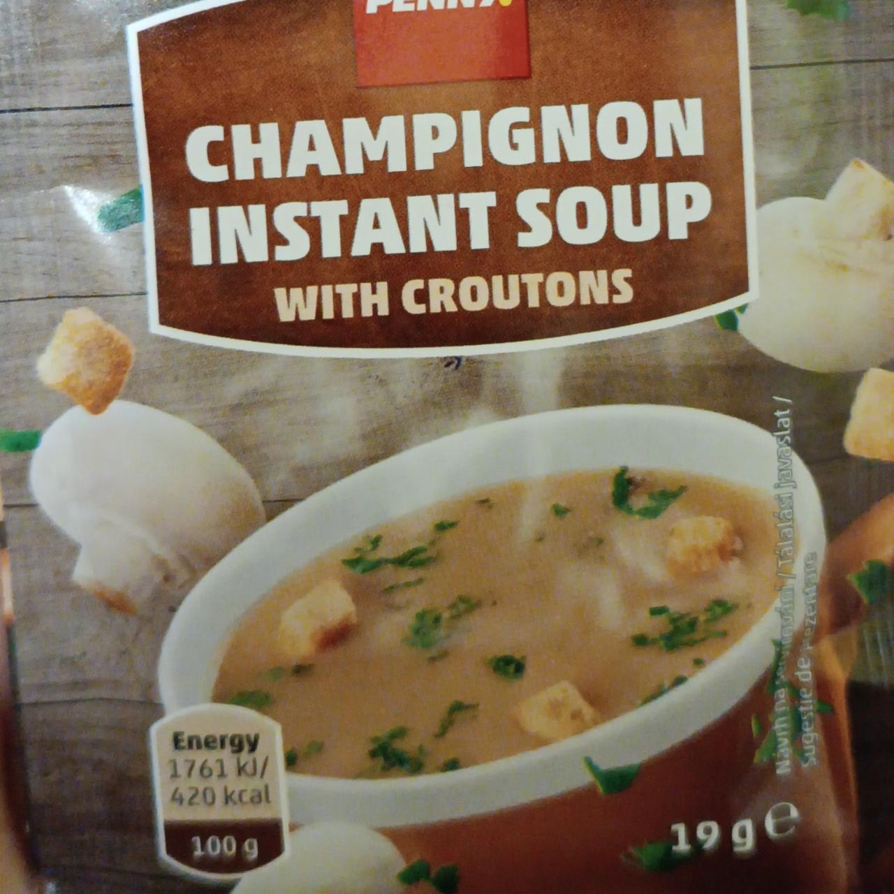 Képek - Champignon instant soup with croutons Penny