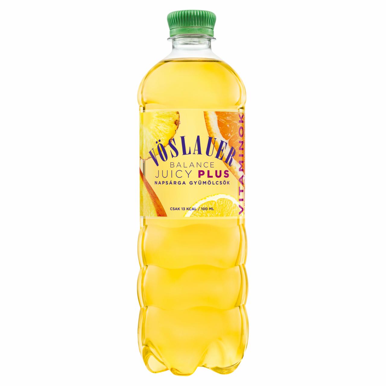 Képek - Vöslauer Balance Juicy Plus marakuja-ananász- és mangó ízű szénsavas üdítőital 0,75 l