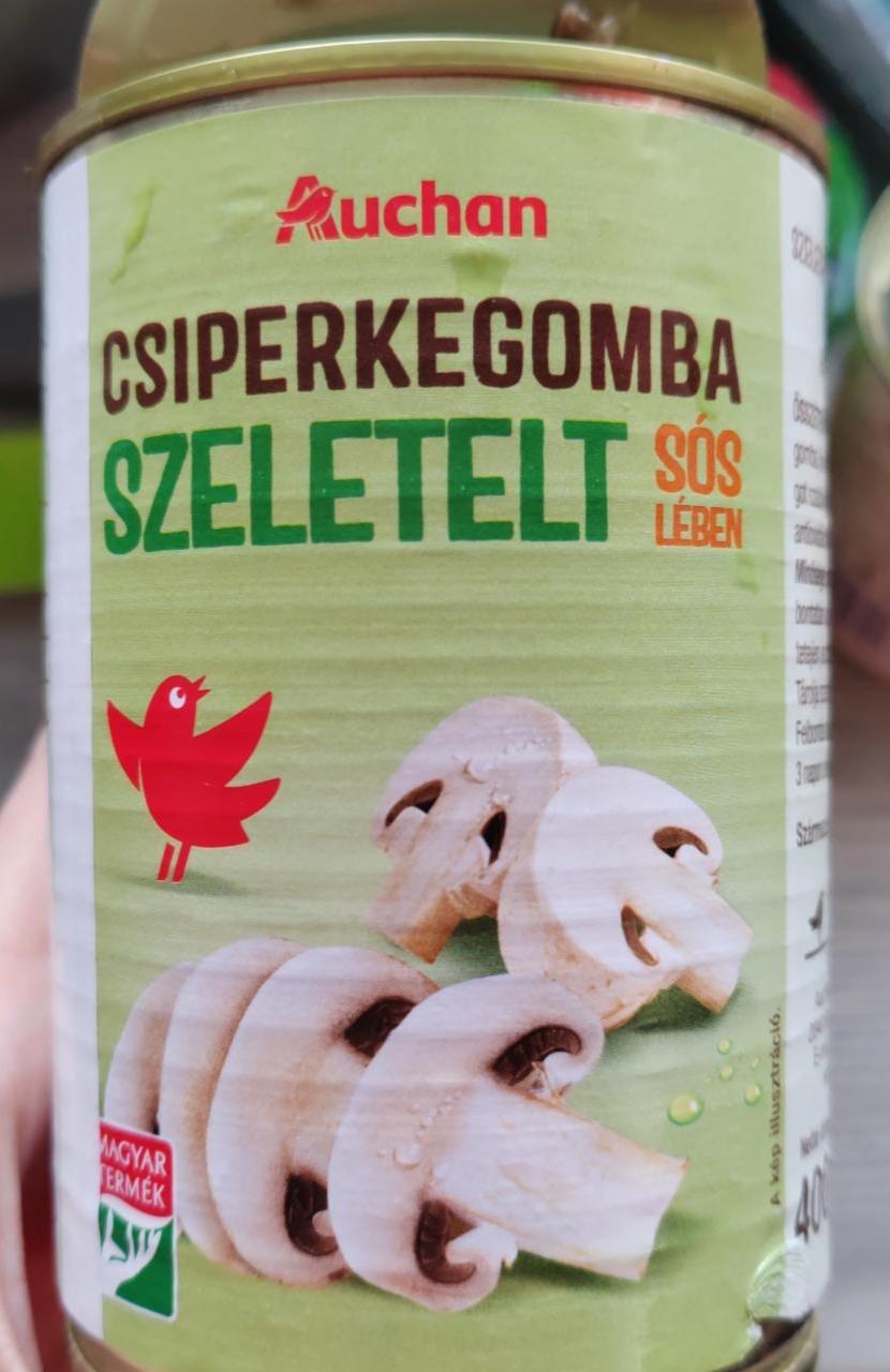 Képek - Auchan csiperkegomba szeletelt sós lében