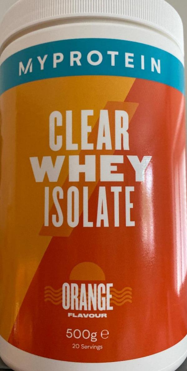 Képek - Clear whey isolate orange MyProtein