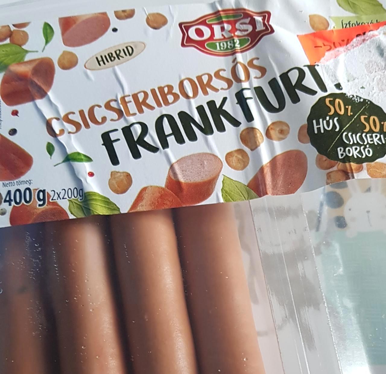 Képek - Csicseriborsós frankfurti Orsi