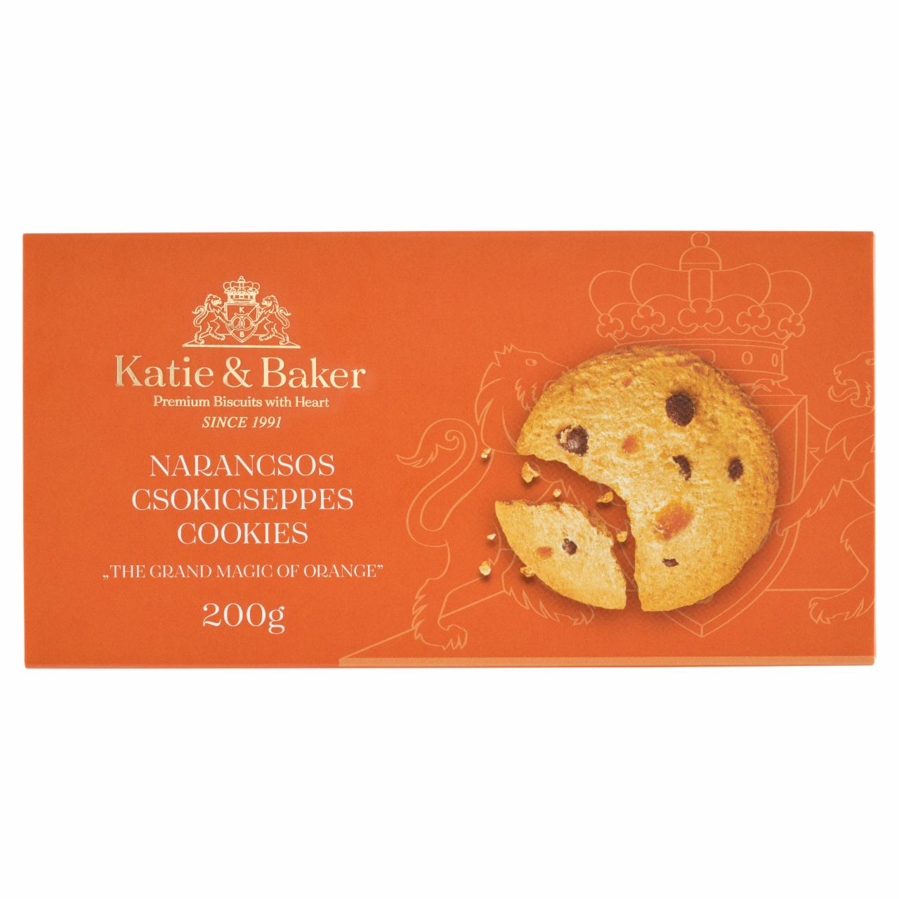 Képek - Katie & Baker narancsos csokicseppes cookies 200 g