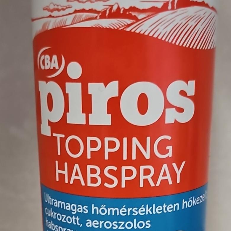 Képek - CBA piros topping habspray