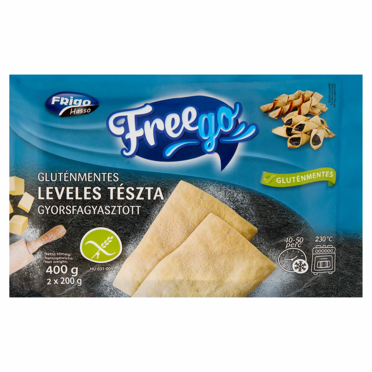 Képek - Freego gyorsfagyasztott, gluténmentes leveles tészta 2 x 200 g (400 g)