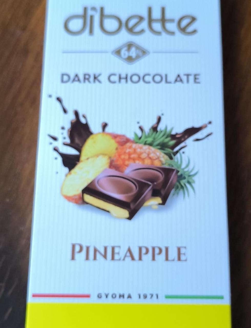 Képek - Dark chocolate Pineapple Dibette