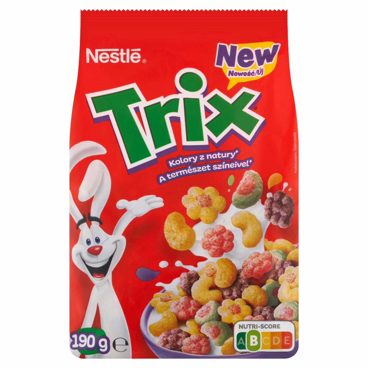 Képek - Nestlé Trix gyümölcsös ízű ropogós gabonapehely vitaminokkal és ásványi anyagokkal 190 g 