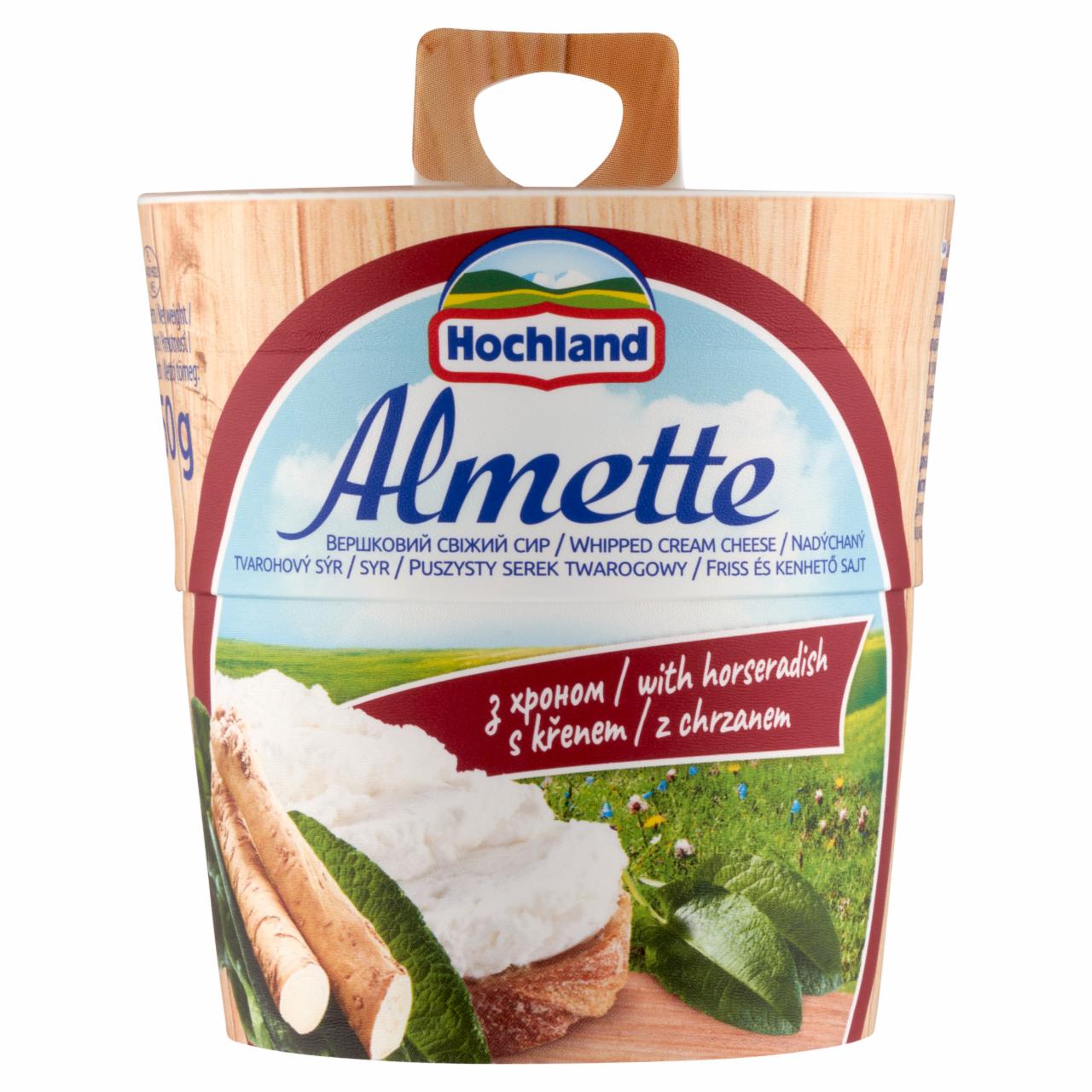 Képek - Hochland Almette friss, tormás, kenhető sajt 150 g