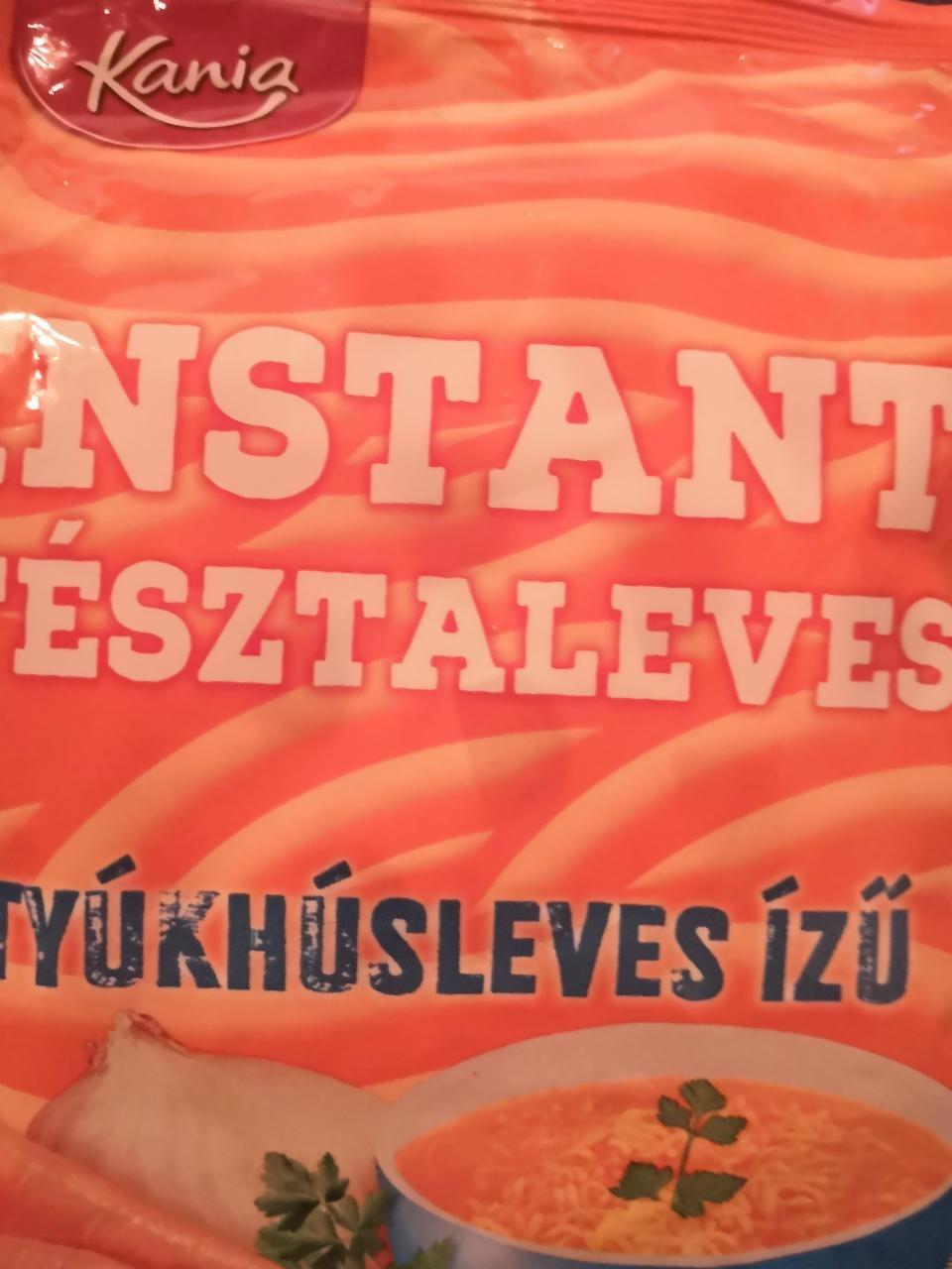 Képek - Instant tésztaleves tyúkhúsleves ízű Kania