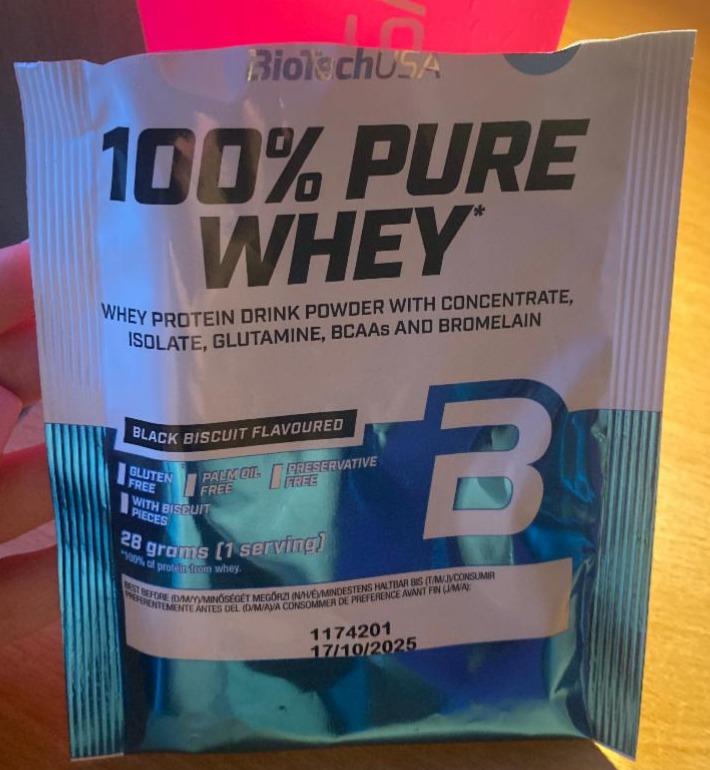 Képek - Pure whey black biscuit flavoured BioTechUSA