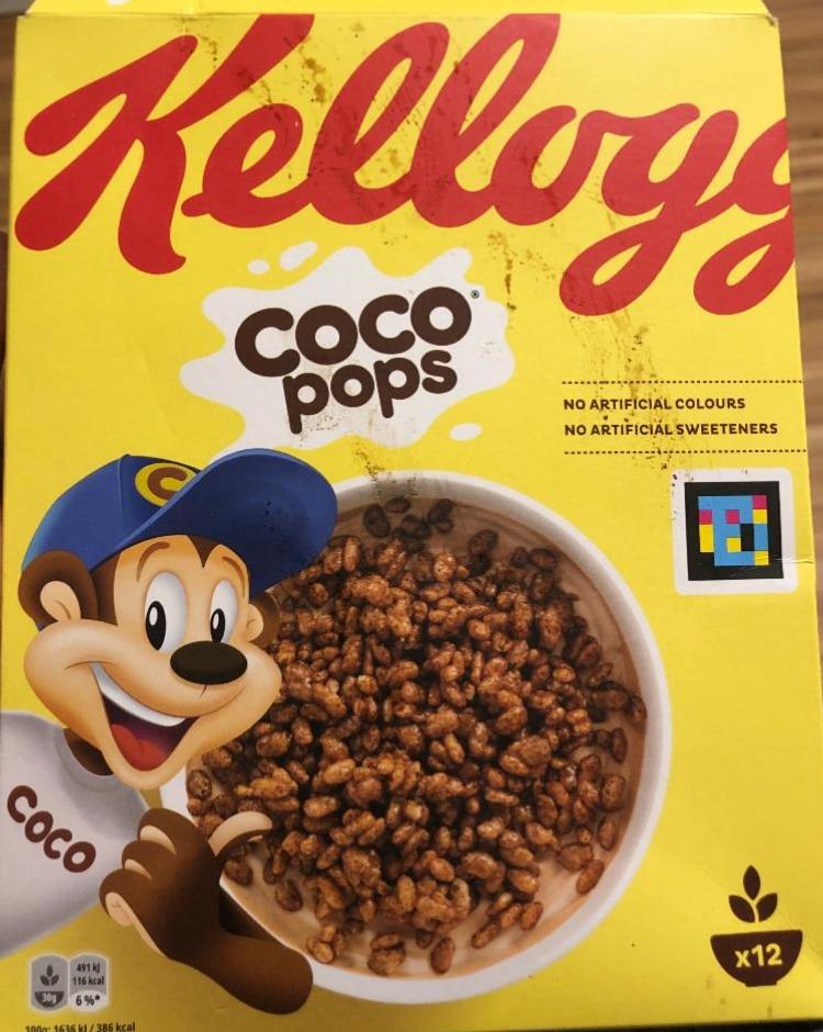 Képek - Coco Pops csokoládé ízű pirított rizs Kellogg's