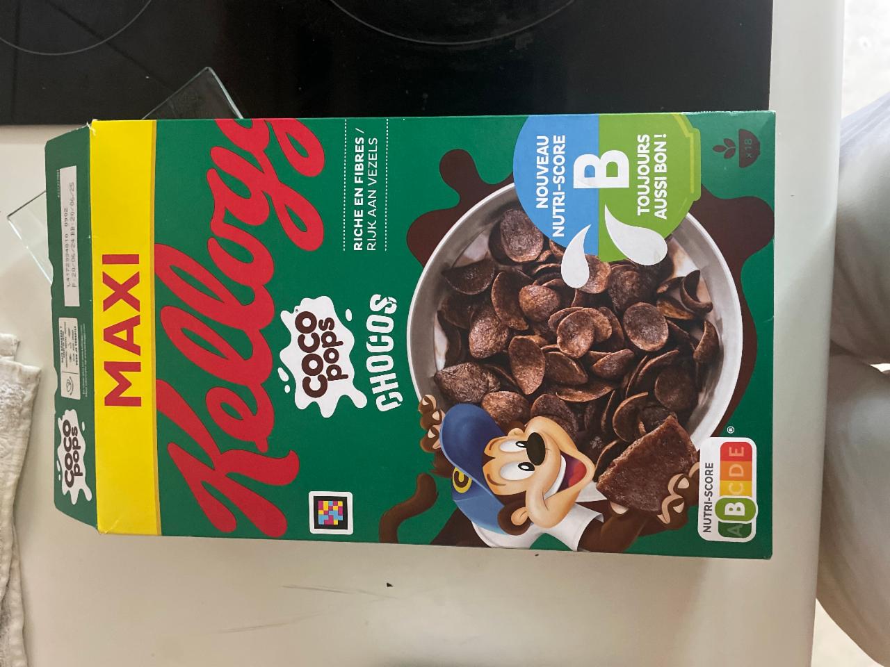 Képek - Coco Pops csokoládé ízű pirított rizs Kellogg's