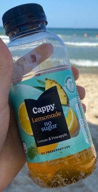 Képek - Cappy Lemonade szénsavmentes ananászízű citromos üdítőital édesítőszerekkel 400 ml