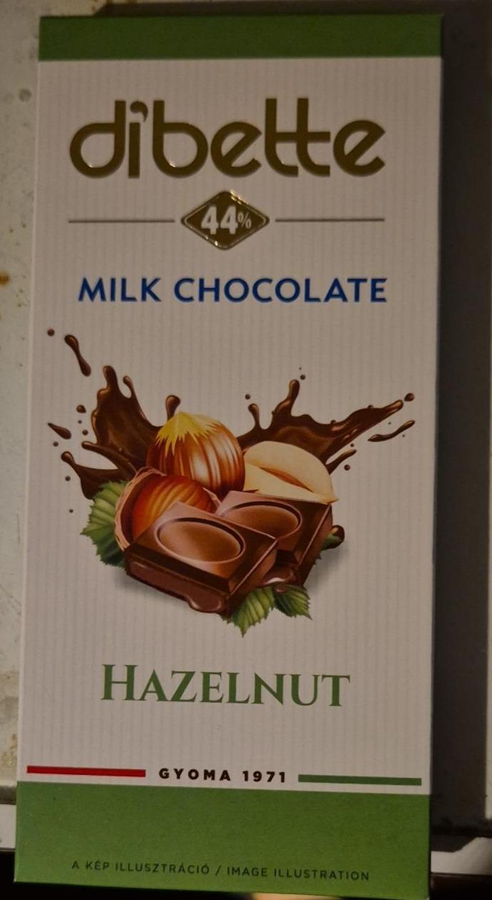 Képek - Milk chocolate hazelnut 44% Dibette