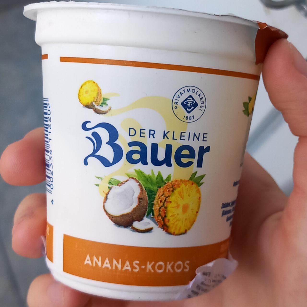 Képek - Der Kleine Bauer ananas-kokos joghurt Privatmolkerei