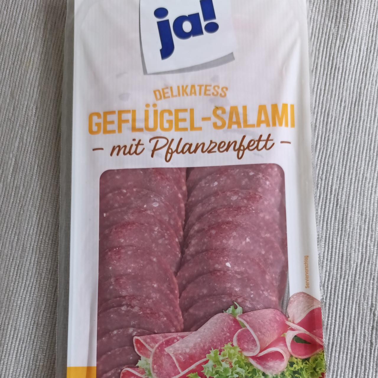 Képek - Geflügel-salami mit pflanzenfett Ja!